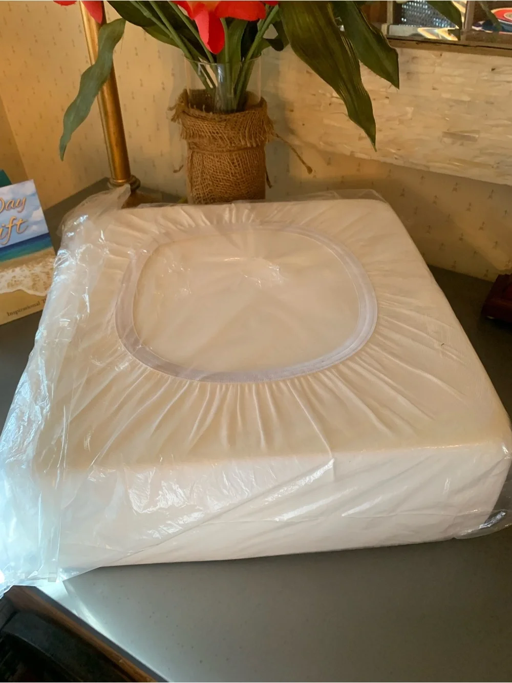 Care Apparel, NEW easy rise cushion, standard chair size 14x14x5 inch diameter.